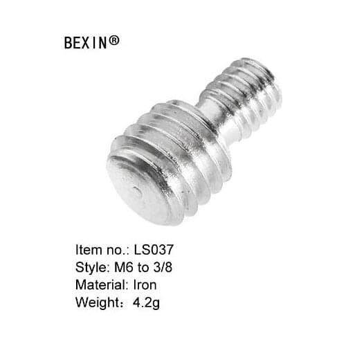 10 pieces M6 and 3/8 inch UNC camera adapter for Tripods for fast ball photography and Welease plate