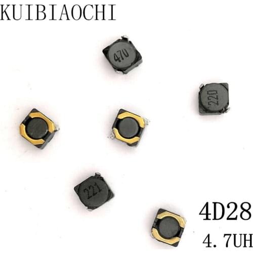 10pcs/lot SMD Power Inductor CDRH4D28 4.7UH 4R7 5*5*3mm shielded winding inductor