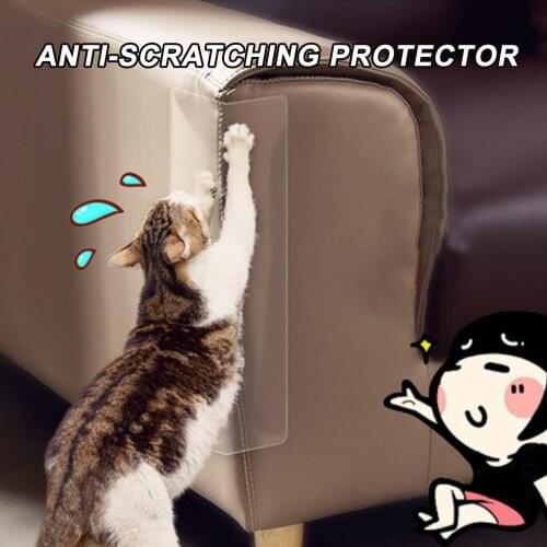 2pcs Pet Cat Dog Scratch Guards Cat Couch Protector Guards Film Protector for Door Furniture Sofa Pet Anti-Scratch Pad