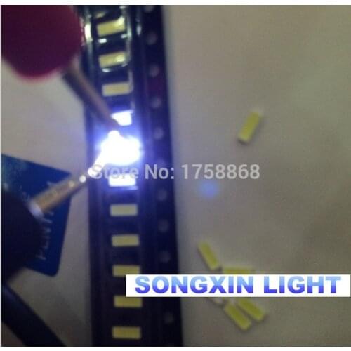 200PCS EVERLIGHT 4014 LED Backlight 0.2W SMD 4014 LED Diodes 3V Cool white 20LM LCD Backlight for TV TV Application PLCC-4