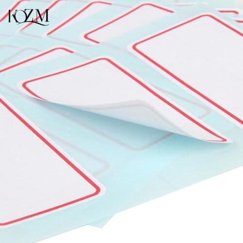 36 Labels Stickers Sheets White Self-Adhesive Label Name Sticker Blank Note