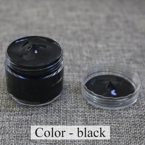 Black Leather Paint Vinyl Holes Scratch Cracks Rips Leather Edge Paint 30ml Acrylic Paint for Clothe