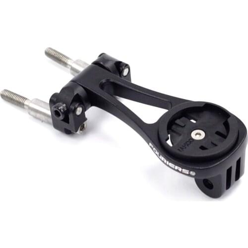 Fouriers Bike Out Front Stem Computer Mount Headlight Holder for Edge 1000 WAHOO Elemnt Sport Camera Light Angle Adjustable