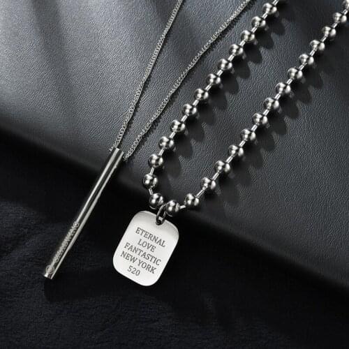 Lucky Letter Number Date Engraved Pendants Necklace Personalized Custom Cutout Handmade Piercing Engraved Letter Name Pendant