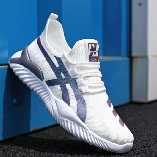 2021 Mens Casual Sports Shoes Breathable Mesh Comfort Increase Lace-Up Non-Slip Low-Top Male Sneakers Running Casual Shoes