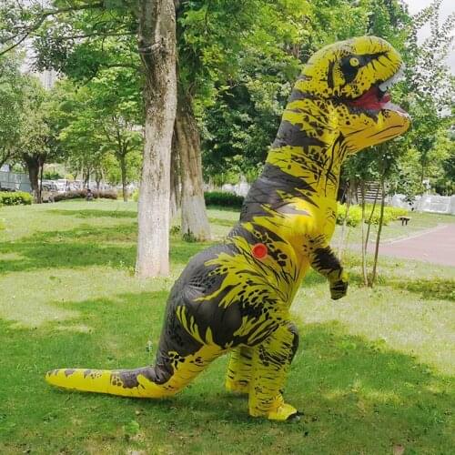 Dinosaur Inflatable Costumes Anime T-Rex Purim Carnival Adult Costume Party Halloween Cosplay Costume for Boys Girls