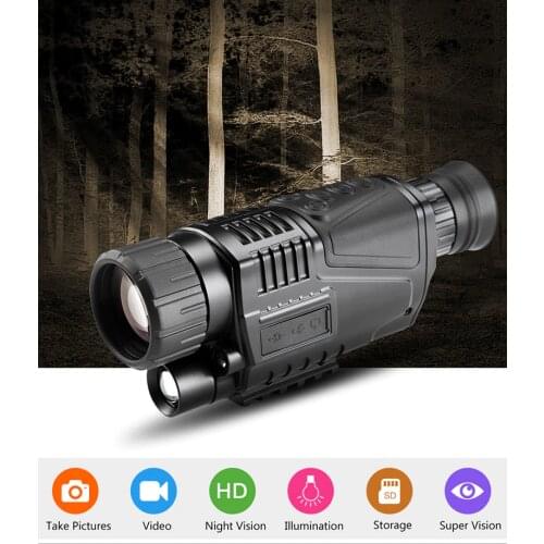 NEW HD 5x40 Digital Infrared Night Vision Monocular 200M Range Hunting Monocular Night Vision Optics