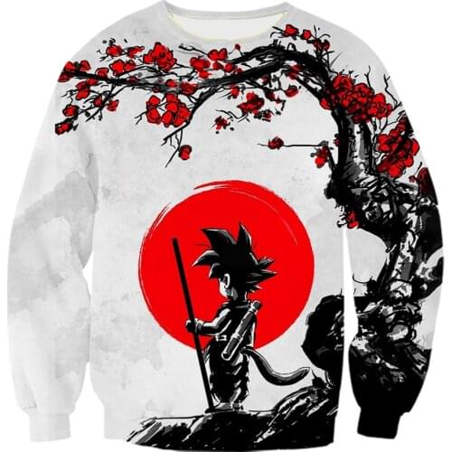 New 3D Printing Dragon Ball Fashion Men Women Tracksuits Crewneck Hip Hop sweater Plus Size S-7XL harajuku