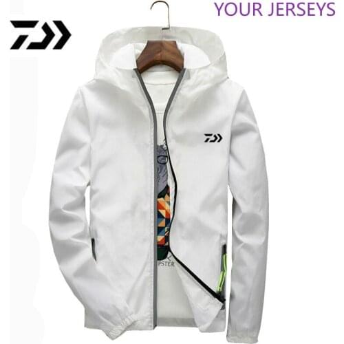 Fishing Clothes Waterproof Breathable Jacket Thin Jacket Hooded 2022 Summer Outdoor Long Sleeved Sunscreen Fishing Clothing Male