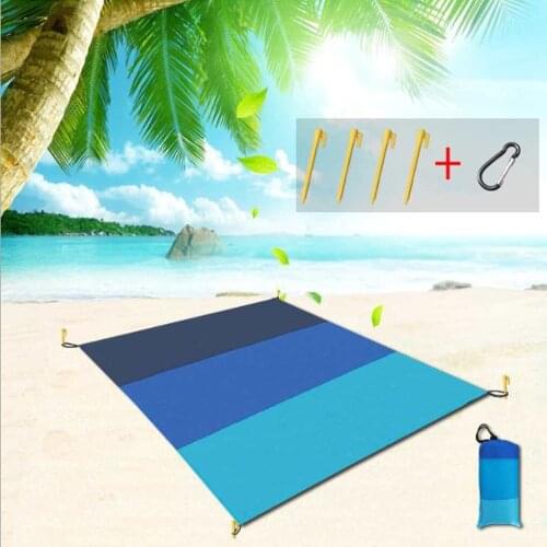 Portable Picnic Mat Beach Mat Waterproof Outdoor Travel Camping Mat Folding Pad Camping Cloth Soft Blanket 200*145cm /200*210cm