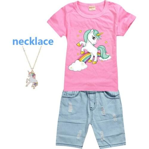 Unicorn Clothes For Girls Summer Toddler Girls Clothes Outfits Kids Clothing For Girls Tracksuit Suit For Girl Children Clothing