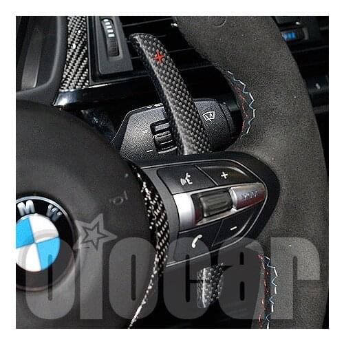 Carbon Wheel Steering Shift Paddles Levers for BMW F80 M3 F82 M4 F87 M2 F20 F22 F30 F31 F32 F34 F10 F11 F12 F13 X3 X5 X6 X5M X6M