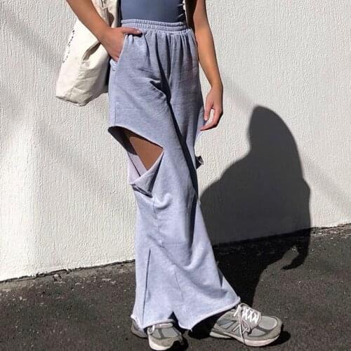 2021 Casual Loose Women Pants Long Streetwear Fashion Drape Slim High Waist Mopping Wide-leg Loose Pants