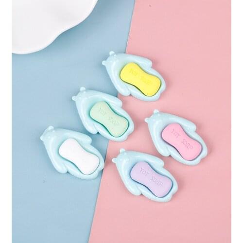 1PC New Creative 1/6 Scale Miniature Dollhouse Colorful Soap with Box Bathroom Decoration Accessories Kids Toys Gift Cheap