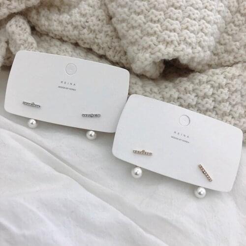 S925 Silver Needle Pearl Flashing Diamond Stud Earrings Stud Earrings for Women Piercing Earrings Jewelry