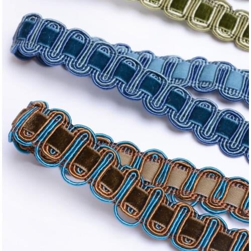 12Yards S Shape Ribbon Lace Trim Curve Wavy Lace Ribbon DIY Craft Sewing Accessories Costume Hat Curtain Sofa Pillow Decoration