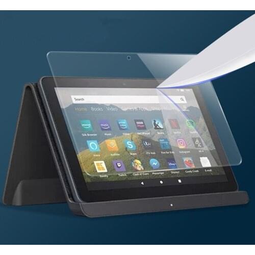 2PCS Tempered Glass 9H Protective Film Explosion proof Screen Protector for Amazon Kindle Fire HD 8 Plus 2020