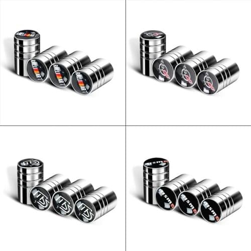 Car Tire Valve Stem Caps 4 Pcs Car Wheel Tire Stem Valve Caps for Chevrolet Corvette Toyota Mazda