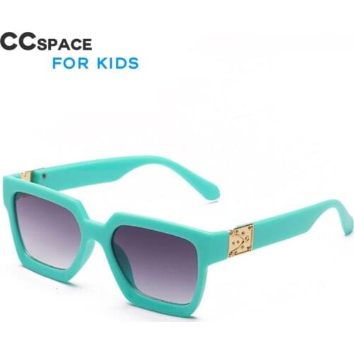 49748 Kids Cute Square Big Frame Sunglasses Fashion Shades UV400 Vintage Glasses