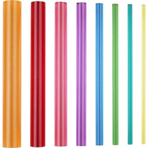 8 Pcs Set Color Acrylic Twist Stick DIY Painted Translucent Engraving Tools Acrylic Paint Dot Painting Pen Clay Pottery Tools