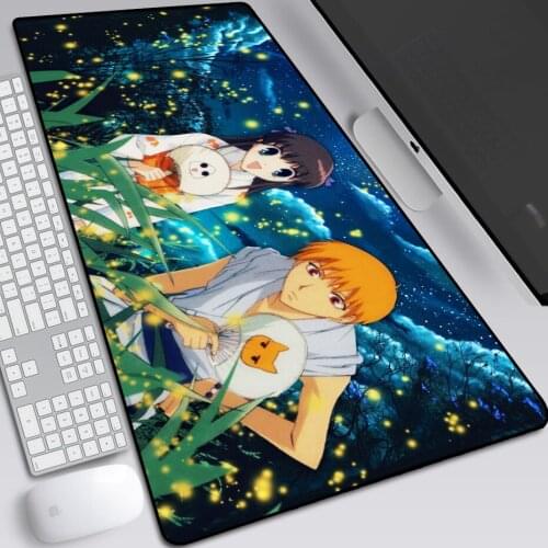 Fruits Basket Tohru Honda Large Pad Mouse Mat Anime Computer Gamer Locking Edge Mousepad Keyboard Mice