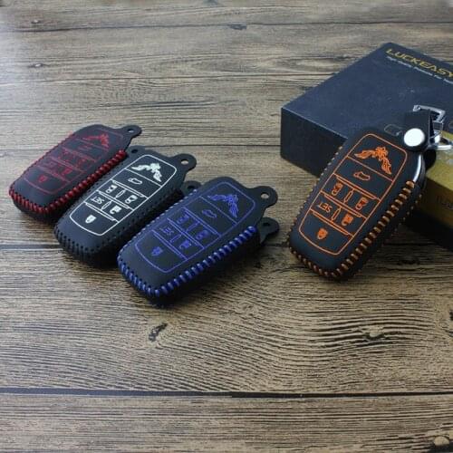 Car Key case for toyota previa 2016 trd alphard 2015 2016 top layer leather wallet holder remote key cover key