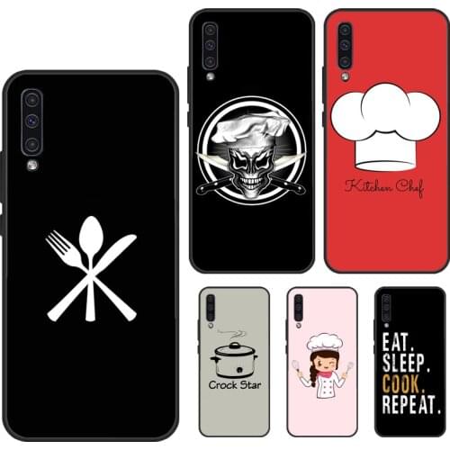 Cooking Chef Case Cover For Samsung A52 A32 A72 A12 A11 A31 A41 A51 A71 A20e A21S A10 A20S A40 A50 A70
