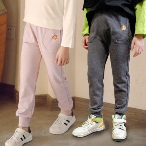 Kids Sports Pants Running Leggings Girls Long Trousers Cotton Pants for Kids Pants Sport Big Boys Trousers