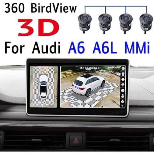 For Audi A6 A6L C7 RS6 MMi TFSi LHD/RHD Car Stereo Audio Navigation GPS Navi Radio CarPlay Original style With 360 BirdView