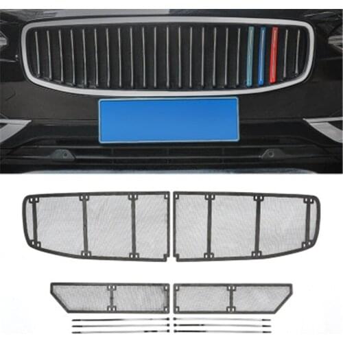 For Volvo S90 2018 2019 2020 Car Styling Front grille engine water tank protective net insect net trim