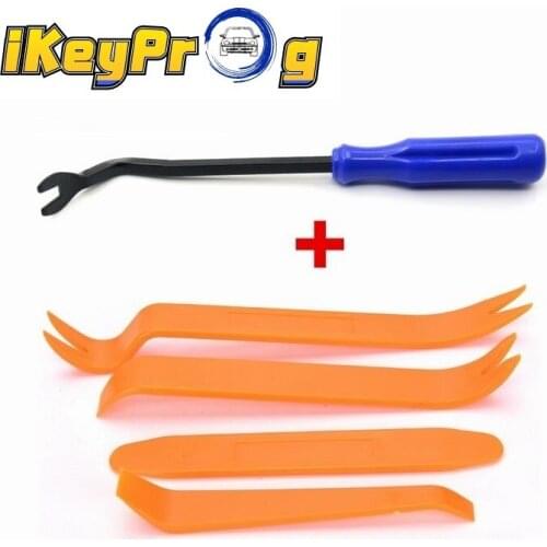 Car Repair Tool 4Pcs Removal Door Panel Trim Dash Audio Radio Remover Car Scratch Trim Clip Fastener