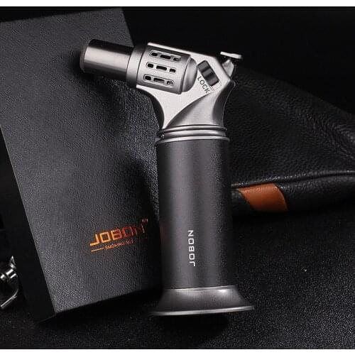 Jobon Torch Lighter Butane Gas High Temperature Spray Gun Cigar Lighter Jet Lighter Kitchen Accessory Available In Four Colors