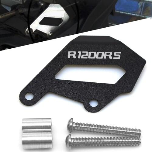 R1200RS LOGO Motorcycle Rear Brake Caliper Cover Guard protector protec For BMW R1200 RS R 1200 RS R1200RS LC 2014 2015 2016