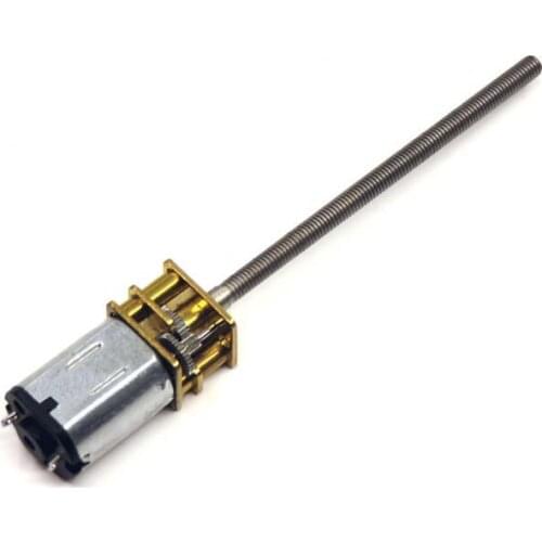 DC 3/6/12V Micro Speed Gear Motor 50-4000RPM Mini Metal Gear Motor N20 Electric Reduction Gear Motor for Model DC Motors