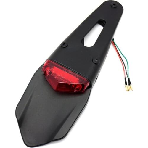 Motorcycle LED Tail Light Rear Stop Brake Lamp Universal for Enduro CR EXC WRF J60F