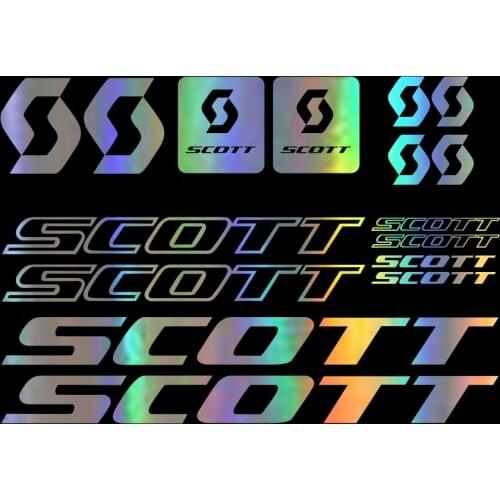 16pcs for Scott Decals Stickers Bicycle Vinyl Graphics Set Autocollant Aufkleber Adesivi 32cm*22cm