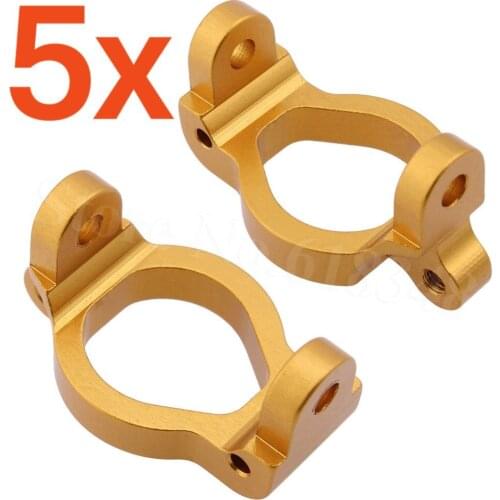 OEM 5Pair/lot Elcetric Himoto E18XBL Parts 1/18 Spino Buggy Aluminum C-Hub Carrier (L/R) AL. Upgrade Metal M605 Wholesale