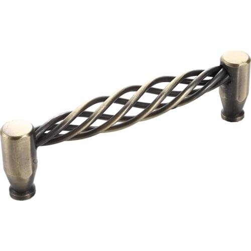 Retro Bronze Black Cabinet Pulls Handle Hollow Creative Birds Cage Drawer Durable Simple Elegant Furniture Hardware Accessories