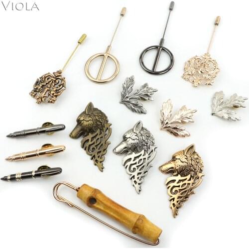 Classy Vintage Jewelry Brooches Men&Women Suit Hat Banquet Lapel Pin Breastpin Shawl Pin Corsage Collar Pin Shirt Accessory Gift