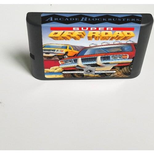 Super Off Road - 16 Bit MD Game Card for Sega Megadrive Genesis Video Game Console Cartridge