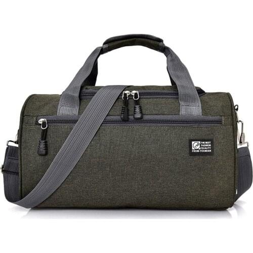 Men Travel Sport Bags Light Luggage Business Cylinder Handbag Women Outdoor Duffel Weekend Crossbody Shoulder Bag Pack