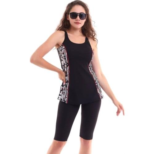 Taytkini Patterned Shorts Tankini 40-48 Plus Size Turkey Womens Swimwear Fashion Biquini Beachwear Two Piece Bathing Suit