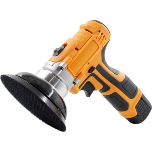 16.8V Portable Cordless Electric Car Polisher Machine Car Polishing Cleaner Adjustable Speed Rechargeable with Lithium Battery
