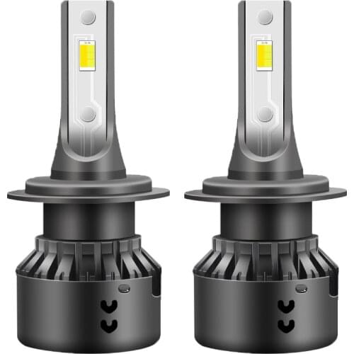 2pcs Three-colour Car Automotive headlight bulb LED light lamp H1 H4 H7 H11 H8 H9 9005 9006 White yellom Golden Free Dimming