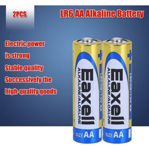 2pc 1.5V LR6 AA Alkaline Battery Original maxell For Electric toothbrush Toy Flashlight Mouse clock Dry Primary Battery