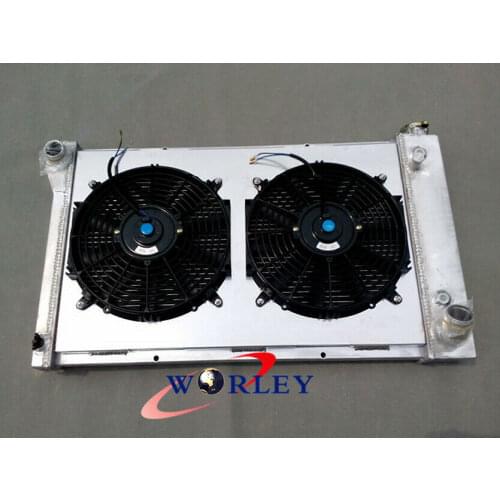 3 ROW Aluminum Radiator For 1967 -1972 68 Chevy C10 C20 K10 K20 K30+ SHROUD+FANS