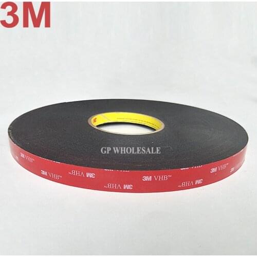 3M VHB 5952 Double Sided Acrylic Foam Adhesive Tape Heavy Duty Mounting Tape Choose Wide 33meter/roll 1.1mm thickness