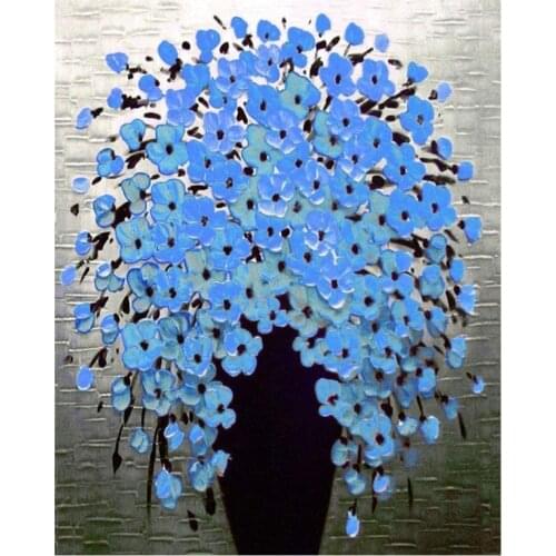 DIY 5D Diamond Painting by Number Kits, Crystal Rhinestone Diamond Embroidery Pa