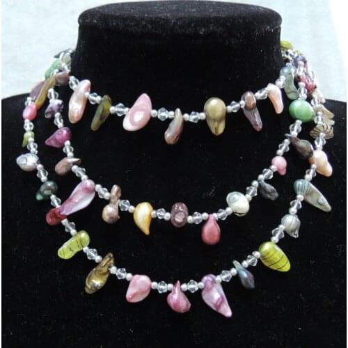 100% NATURE FRESHWATER PEARL LONG NECKLACE
