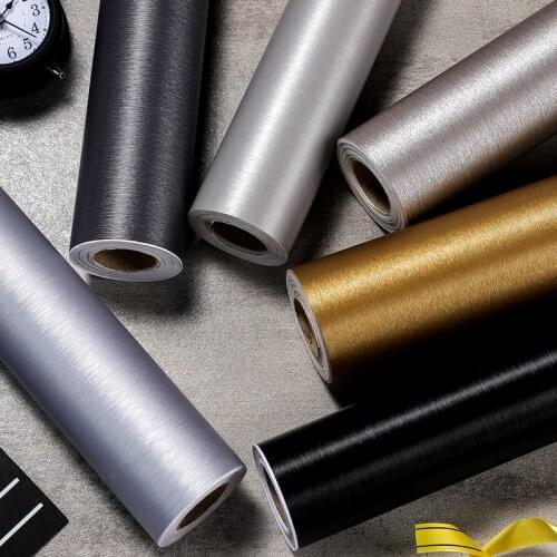 Furniture Fridge Sticker Self Adhesive Tint Film Gold Sticker Opaque Waterproof Pegatinas Pared Office Decoration DE50ZST